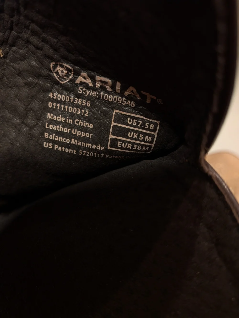 Ariat Legend Leopard Print Western Boots in Brown and Tan - Picture 11 of 11